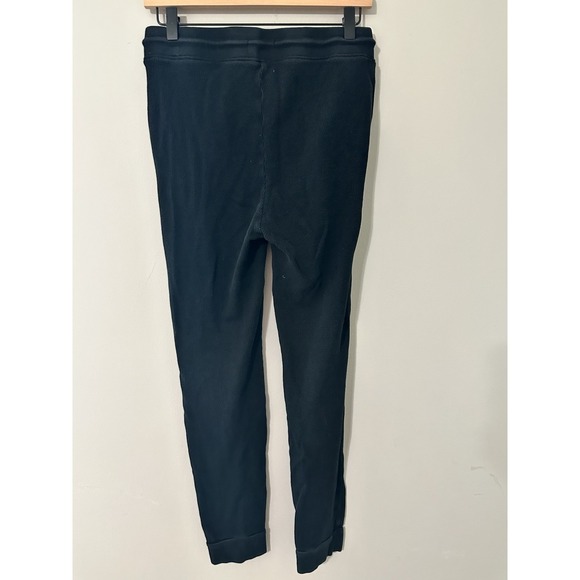 Mate the Label Organic Cotton Thermals Women's Black Jogger Pants - Picture 4 of 7